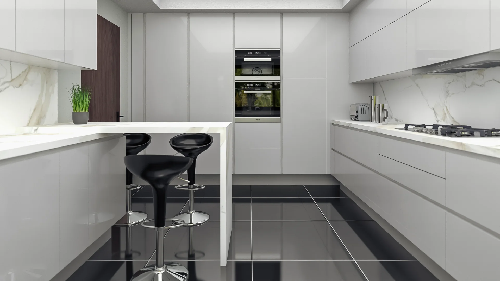 Vue 4 — Cuisine contemporaine sur mesure