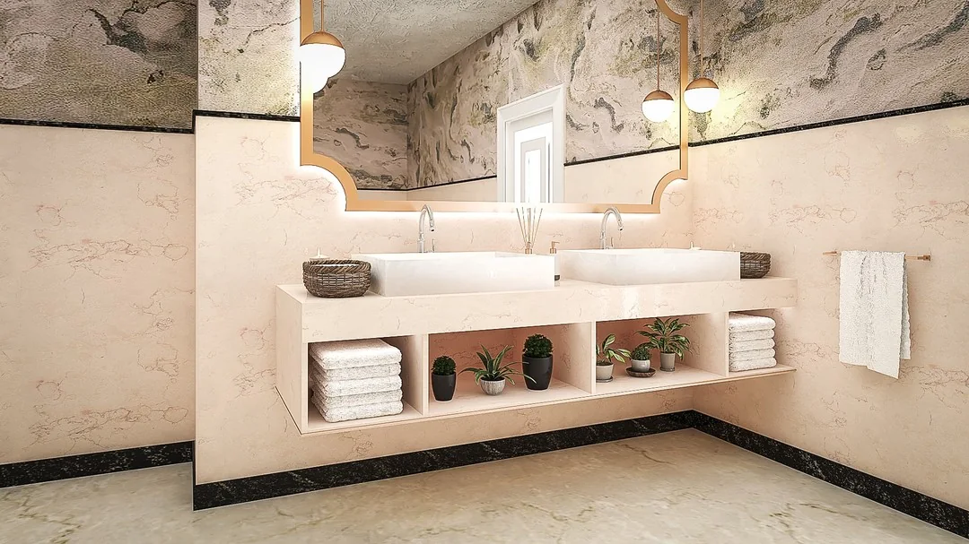 Vue 2 — Salle de bain contemporaine